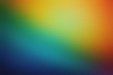 Abstract Rainbow Gradient with Grainy Texture A Visually Appealing Background with Smooth Color Transitions and a Subtle Textured Effect