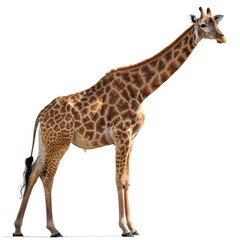 Obraz premium giraffe on white background