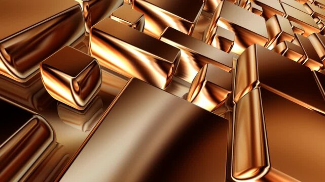 Exclusive Flow Over Cinnamon Brown Tiles, Sophisticated Background with Metallic Reflection and Premium Distinctive Design