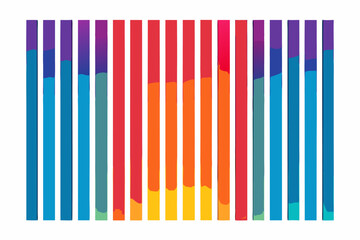 Modern abstract digital background featuring vertical ripple wave patterns in soft blue, purple, and pink gradient tones. Perfect for use in graphic design, web design, presentations, wallpapers, digi