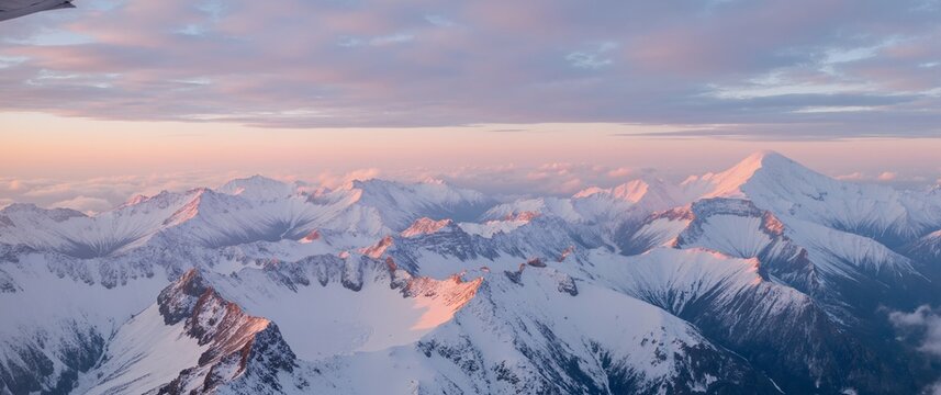 sunrise over the mountains - Powered by Adobe