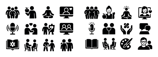 Self-Acceptance Icon Set