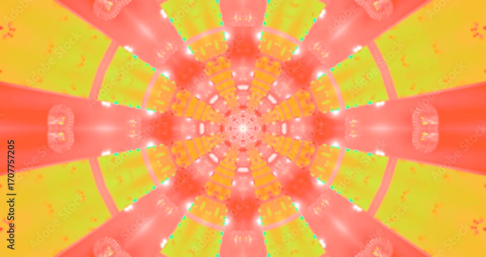 Poster a vibrant tunnel filled with swirling colors creates a captivating effect as it seamlessly loops. th