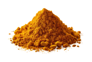 Exploring turmeric powder benefits for health kitchen food PNG, cut out, isolated on transparent background