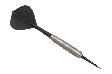 Professional dart soaring through the air against a transparent background, ideal for enhancing game concepts and sports-related designs