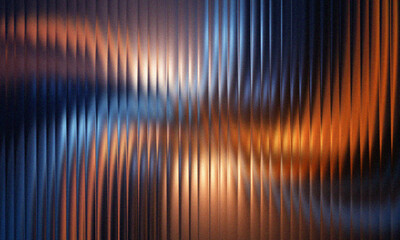 Abstract vertical stripes of warm and cool light