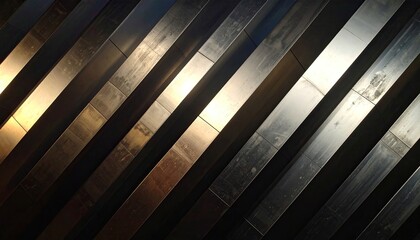 Metallic Ring Chain Overlapping Pattern in Accent Tones Close Up