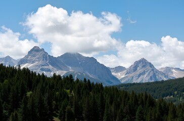 mountain lake in the mountains