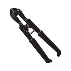 Wire and iron cutters icon