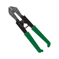 Wire and iron cutters icon