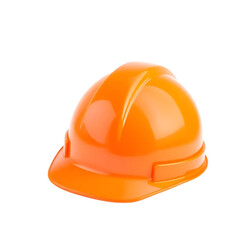 yellow hard hat isolated on transparent background