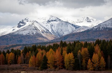 Obraz premium mountain landscape in autumn