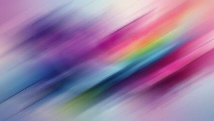 Abstract Diagonal Streaks of Purple Blue Green Pink and Orange Colors Keywords: abstract, background, diagonal, streaks, motion, blur, color, gradient, vibrant, purple, blue, green, pink, orange