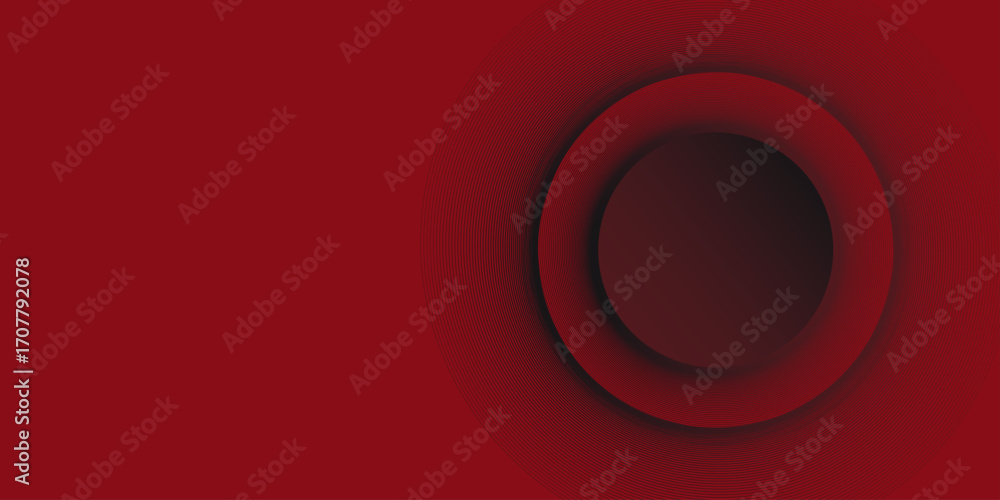 Poster abstract gradient background with 3d circle shape | geometric circle with luxury thin stroke pattern