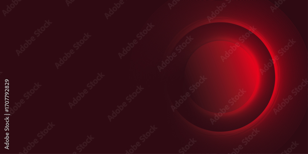 Poster abstract gradient background with 3d circle shape | geometric circle with luxury thin stroke pattern
