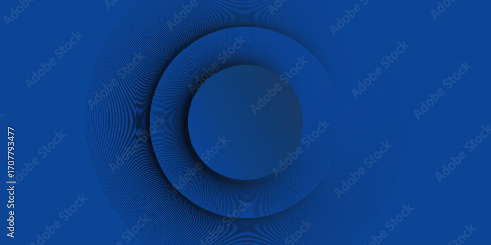 Poster abstract gradient background with 3d circle shape | central circle with luxury thin stroke pattern d