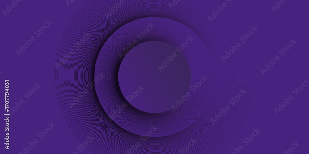 Poster abstract gradient background with 3d circle shape | central circle with luxury thin stroke pattern d