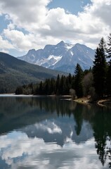 mountain lake in the mountains