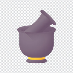 Mortar and Pestle Icon Design