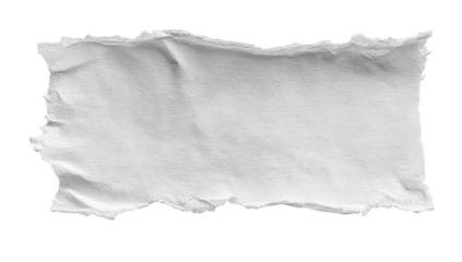 Ripped white paper