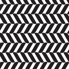 Abstract black color herringbone pattern design.