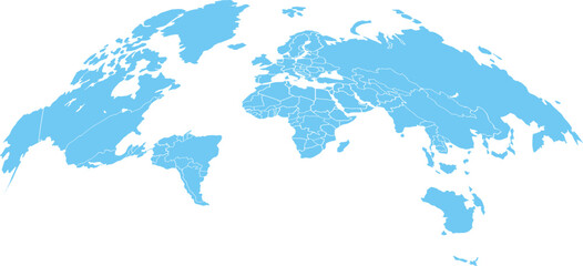 Obraz premium Digital Globe – Sleek World Outline Concept