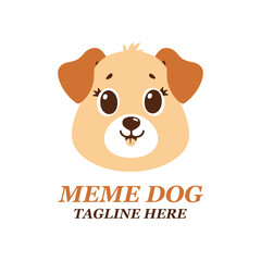 Dog logo design inspiration vector template