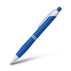 blue pen isolated on white