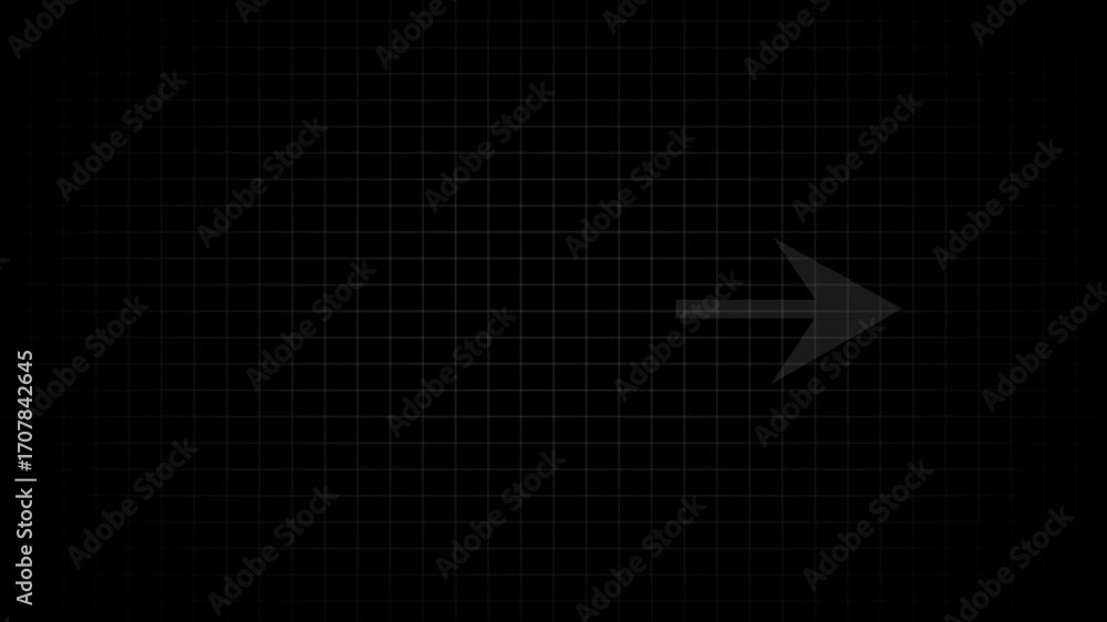 Poster arrow loop animation right direction concept. arrow icon concept. arrow direction sign animation. ri