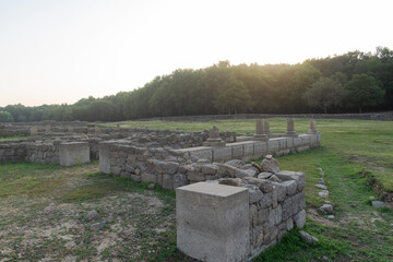 Aquis Querquennis archaeological site in Ourense, Galicia, Spain