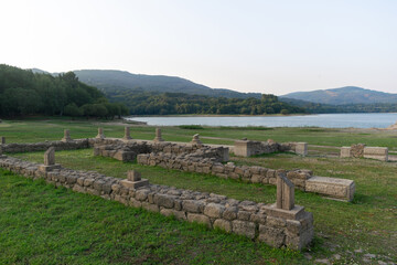 Aquis Querquennis archaeological site in Ourense, Galicia, Spain