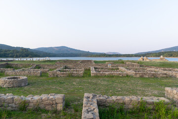 Aquis Querquennis archaeological site in Ourense, Galicia, Spain