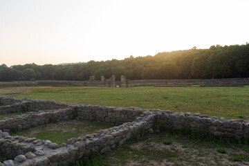 Aquis Querquennis archaeological site in Ourense, Galicia, Spain