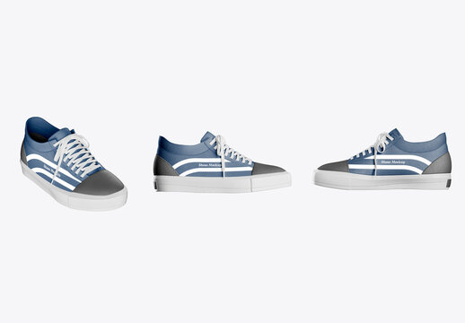Low Top Sneakers Mockup