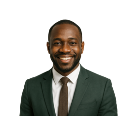 Business professional portrait PNG, isolated on transparent background