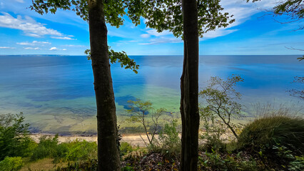 Nordperd Göhren Rügen – Blick auf die Ostsee vom Hochuferweg