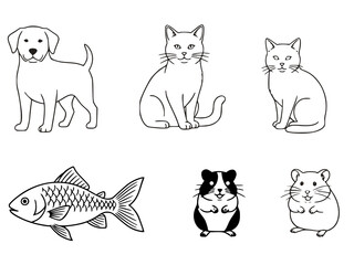 icons of common pets