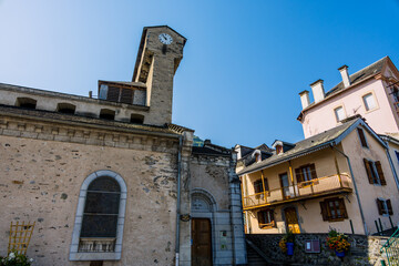 Dans les rues de Soulom dans les Hautes Pyrénées en France