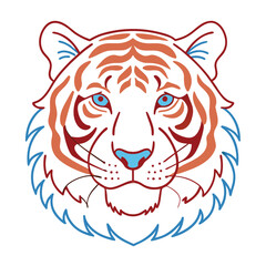 Wild animals like tigers and lions, symbols of power, are commonly used for vector art, tattoos, and logos