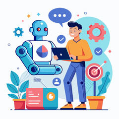 business, vector, symbol, illustration, music, color, computer, design, people, sign, shape, concept, art, media, set, office, pattern