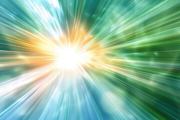 Obraz premium Radiant burst of color radiating outwards
