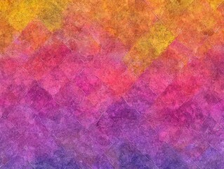 Fototapeta premium Colorful generative art background with offset quads and retention effects in vibrant hues and patterns