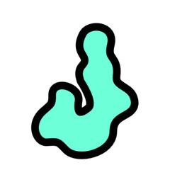 Aqua Letter  Graphic