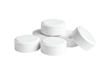 White round pills medicine healthcare treatment pharmacy drugs tablets