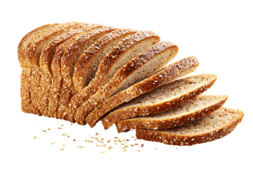 Sliced Multigrain Bread Loaf Sesame Seeds Healthy Food