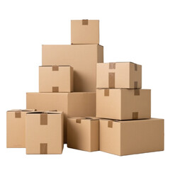 stack of cardboard boxes