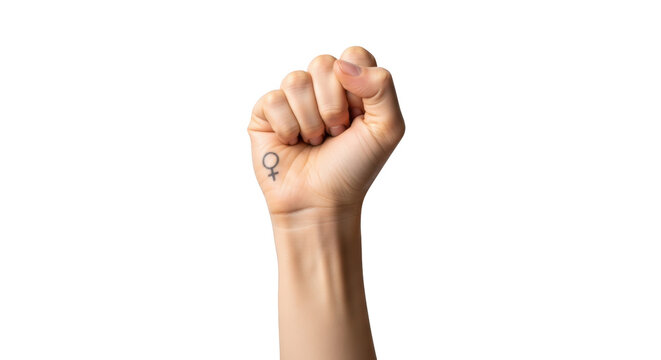 Womans Fist with Venus Symbol Tattoo Feminism Power Gender Equality detailed illustration featuring photography, activism, empowerment, womans,