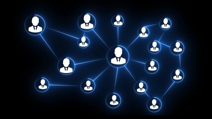 Stakeholders concept for business finance stakeholder investment management. Different stakeholders contact collaboration for company organisation. Businessman showing stakeholders icon - Powered by Adobe