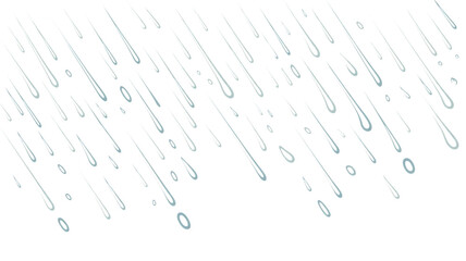 Dynamic rain falling on a dark background, perfect for weather themes and design projects.