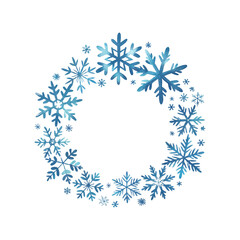 christmas snowflake frame